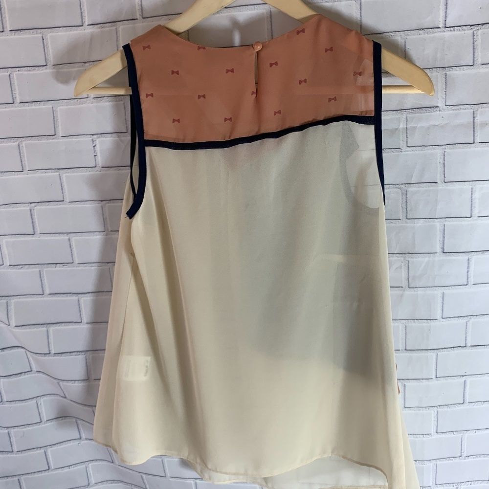 Ryu Tan/Cream/Black Top Sz S - Picture 2 of 5